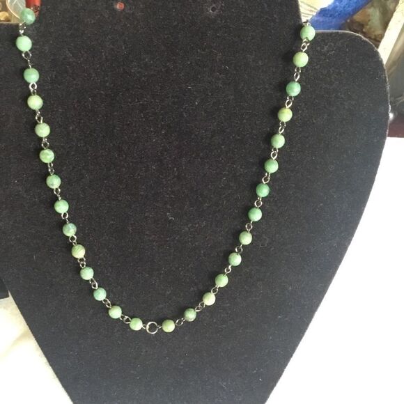 $8 ea or 3/$15. Green Bead Necklace - Picture 1 of 4